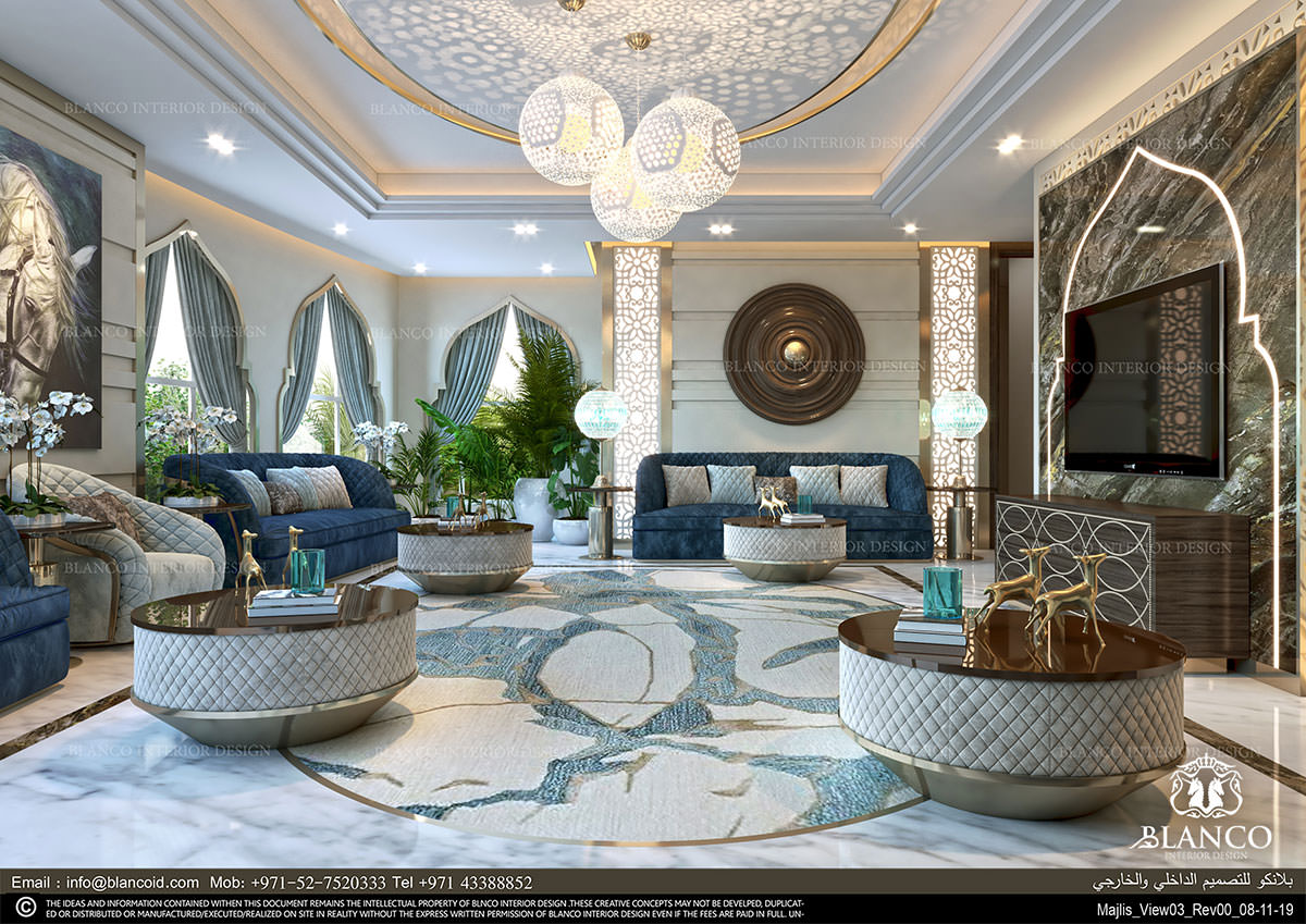 Andalusian Style - Blanco Interior Design Company Dubai
